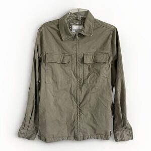 Denim And Flower Ricky Singh Men's S Lightweight Jacket Sage Green Pockets Cool